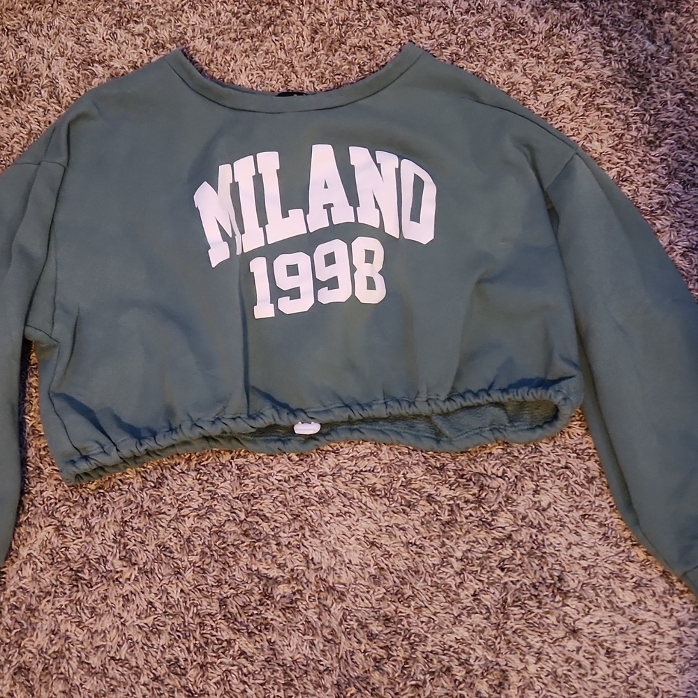 Miland long sleeve Adjustable croped sweater